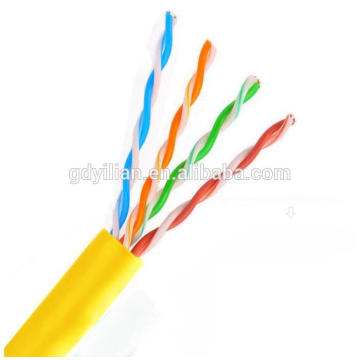 Lan cable UTP Cat6 Cat6 305M Roll UTP Cable 4pr indoor cat5e 305m Roll Network Cable Pull Out Box Solid Cu Core Wire